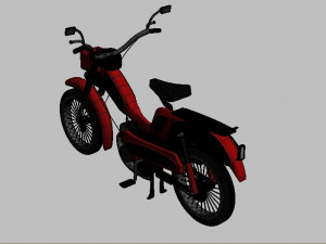 peugeot 103 motorcycle 3D प्रिंट मॉडल