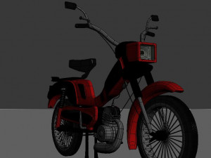 peugeot 103 motorcycle 3D प्रिंट मॉडल