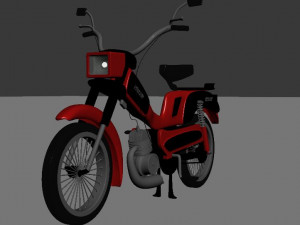 peugeot 103 motorcycle 3D प्रिंट मॉडल