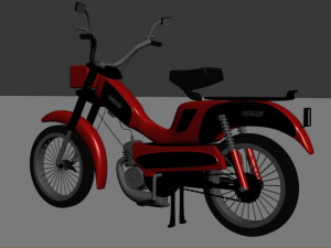 peugeot 103 motorcycle 3D प्रिंट मॉडल