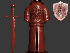 trinket armor Modelo de Impressão 3D