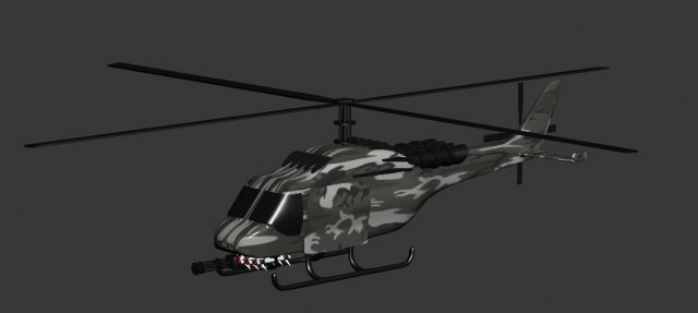helicopter - drone Model Cetak 3D .c4d .max .obj .3ds .fbx .stl .blend 