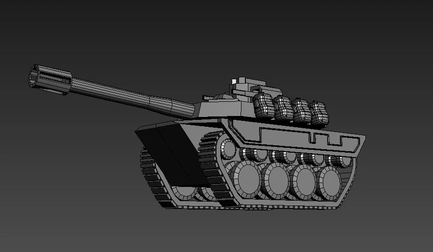 war tank 3D Print Model .c4d .max .obj .3ds .fbx .stl .blend 