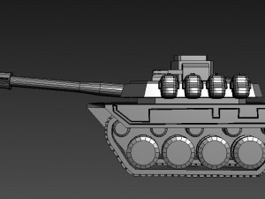 war tank Modèles 3D en vedette