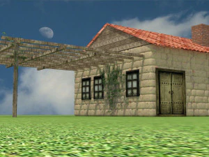 vecchia casa Modello 3D