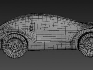 spor car 3D Model