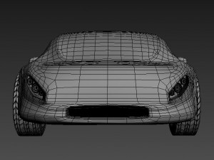 spor car 3D 模型
