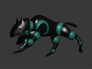 cyber dog Modelo de Impressão 3D