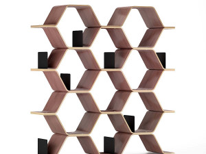 polygon shelving unit 3D Model