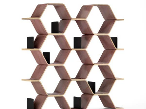 Polygonregal 3D Modell