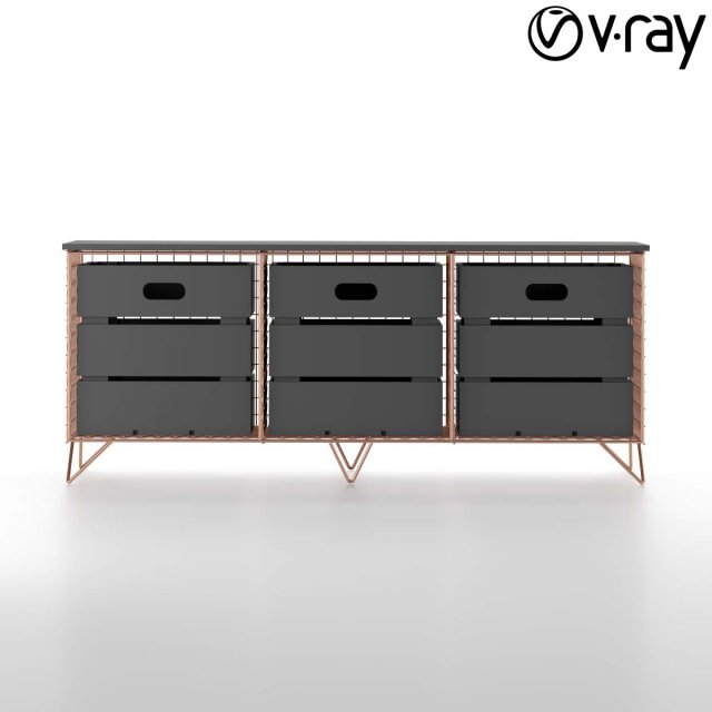 amp hstorage bench 3D 모델 .c4d .max .obj .3ds .fbx .stl .blend 