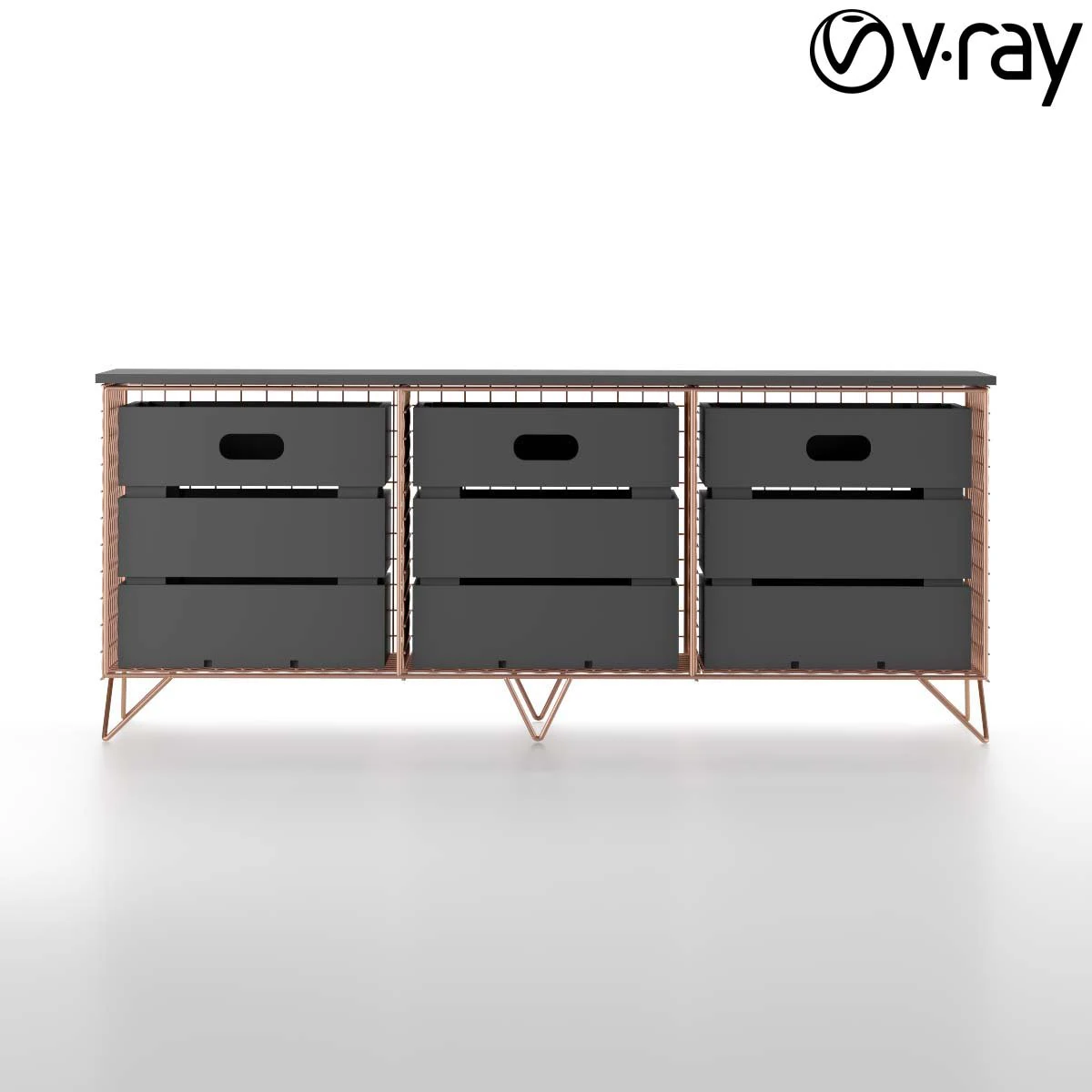amp hstorage bench 3D Model .c4d .max .obj .3ds .fbx .stl .blend 