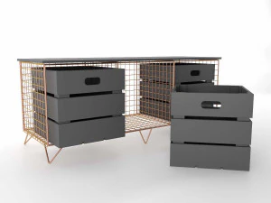 amp hstorage bench 3D Model