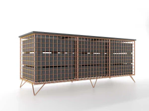 amp hstorage bench 3D Model