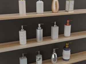 로션 디스펜서 3D 모델