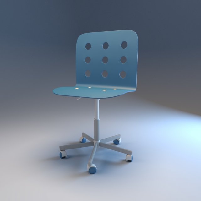 3d chair model - 5 colors Model 3D .c4d .max .obj .3ds .fbx .stl .blend 