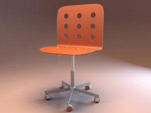 3d chair model - 5 colors Model 3D