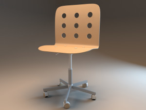 3d chair model - 5 colors Model 3D