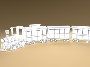 toy train Modelo 3D