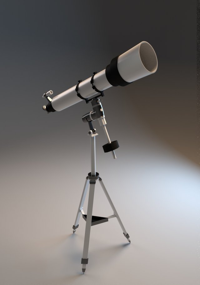 telescope Modelo 3D .c4d .max .obj .3ds .fbx .stl .blend 
