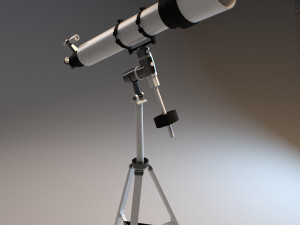 telescope Modelo 3D