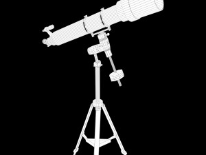 telescope Modelo 3D