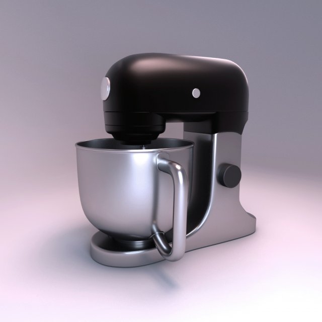 high poly mixer 3D Model .c4d .max .obj .3ds .fbx .stl .blend 