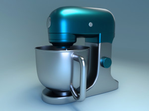high poly mixer 3D Model