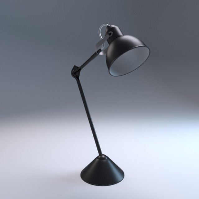 desktop lamp Modèle 3D .c4d .max .obj .3ds .fbx .stl .blend 