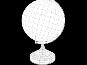 низькому полі глобус 3D Модель