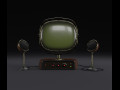 Old look TV set 3D Model
