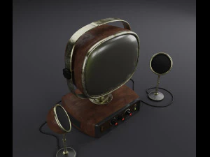 old look tv set 3D Model