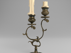 candelabrum high poly 3D Model