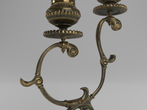 candelabrum high poly Modello 3D