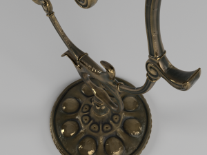 candelabrum high poly Modello 3D