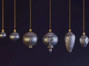 christmas tree toys 3D Model