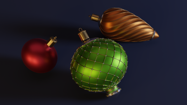 christmas tree toys Modello 3D .c4d .max .obj .3ds .fbx .stl .blend 