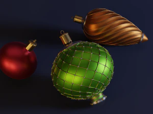 christmas tree toys 3D Model
