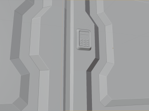spaceship corridor modules 3D Модель