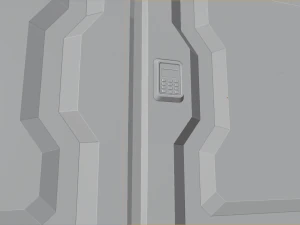 spaceship corridor modules 3D Model