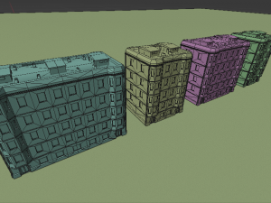 buildings Modèle 3D