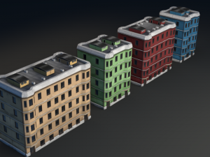 buildings Modèle 3D