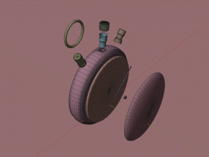 stopwatch Model 3D