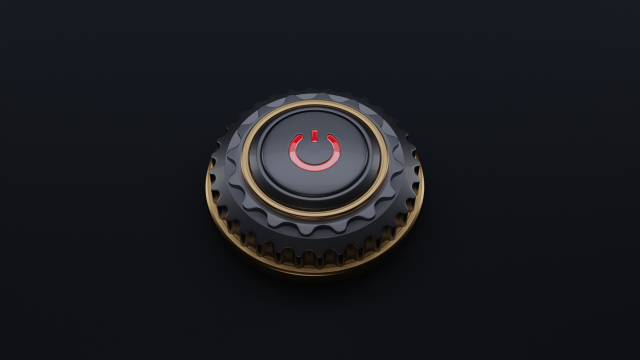 start abstract button 3D Модель .c4d .max .obj .3ds .fbx .stl .blend 