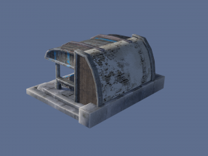 bazar stall 3D 모델