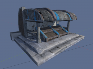 bazar stall 3D Model