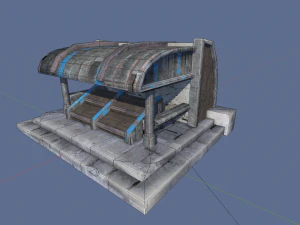 bazar stall 3D Model