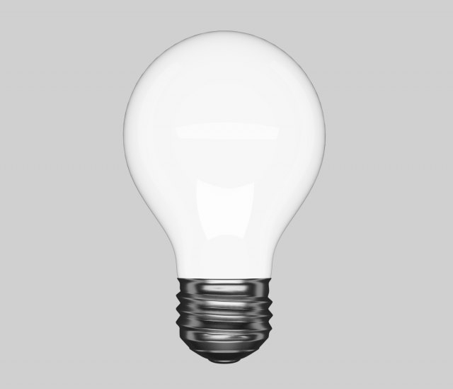 light bulb 3D Model .c4d .max .obj .3ds .fbx .stl .blend 