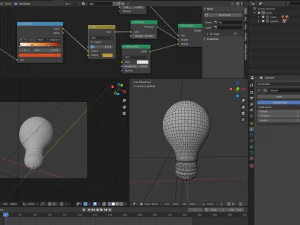 l&acirc;mpada el&eacute;trica Modelo 3D