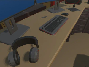 freelancer working room models set 3D Model